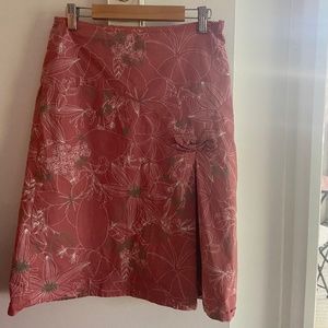 RW&Co Pink Floral Skirt